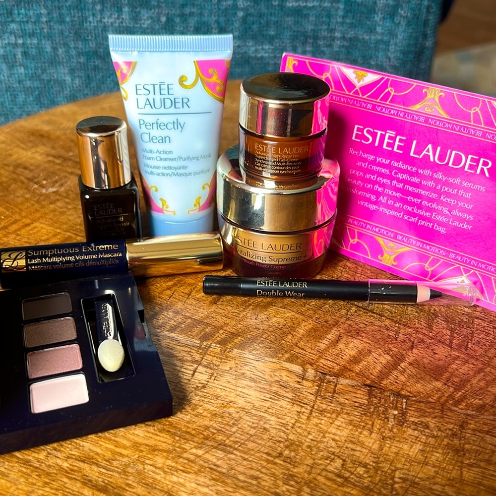 New Estée Lauder skincare and makeup set